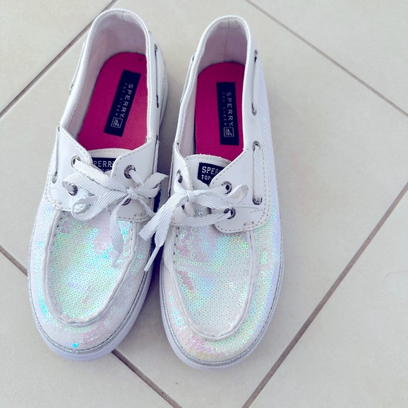 Sperry Women’s Top-sider White Bahama Shoes, Size US 4.5M - Picture 3 of 7